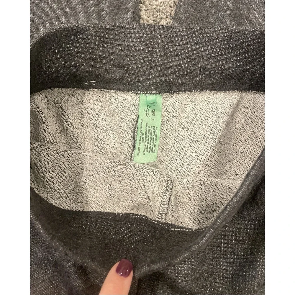 Womens Honeydew Cropped Lounge Comfort Pant Size Small Dark Grey